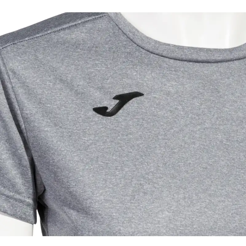 Camiseta Joma Combi Gris Melange Claro Mujer - Imagen 4