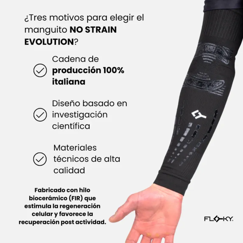 Floky No-Strain Evolution Blanco 1 Unidad - Manga de Compresión - Imagen 8