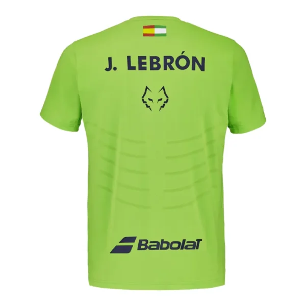 Camiseta Babolat Juan Lebrón Réplica Verde Negro 2026