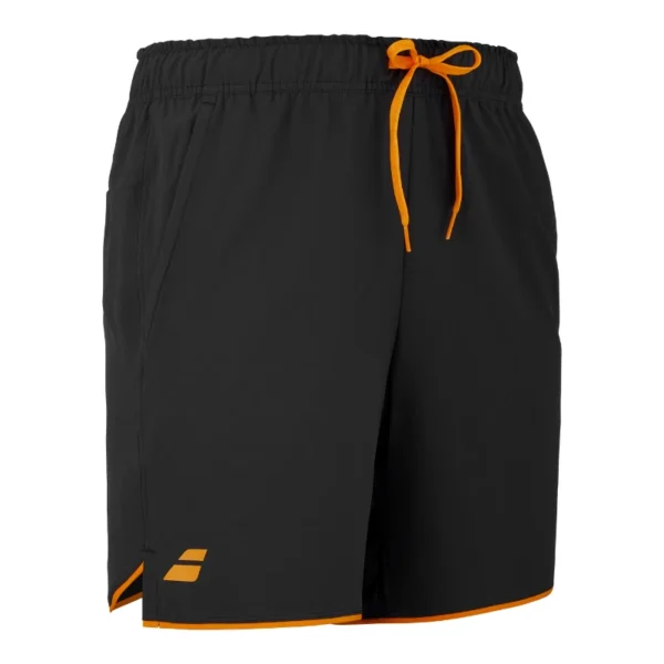 Pantalón Corto Babolat Perf Negro Naranja 2026