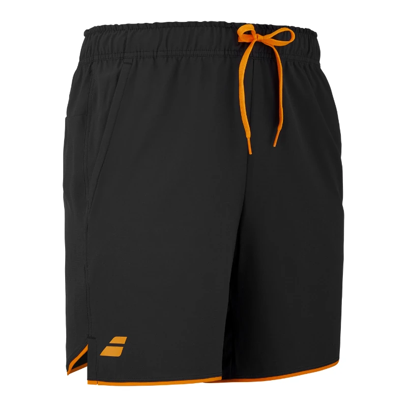 Pantalón Corto Babolat Perf Negro Naranja 2026 - Imagen 2