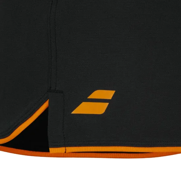 Pantalón Corto Babolat Perf Negro Naranja 2026