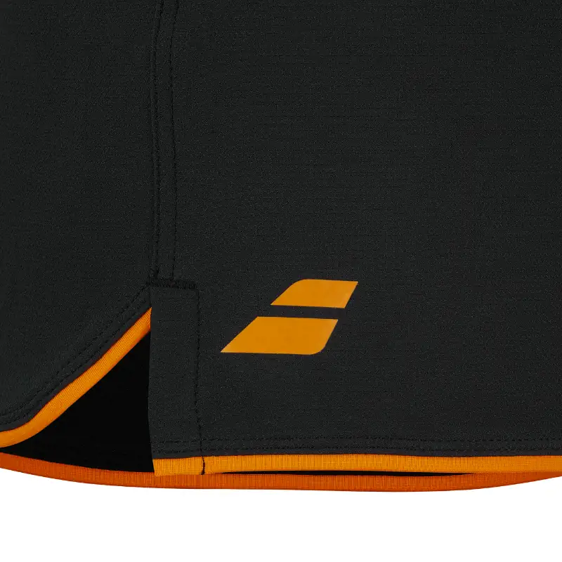 Pantalón Corto Babolat Perf Negro Naranja 2026 - Imagen 5