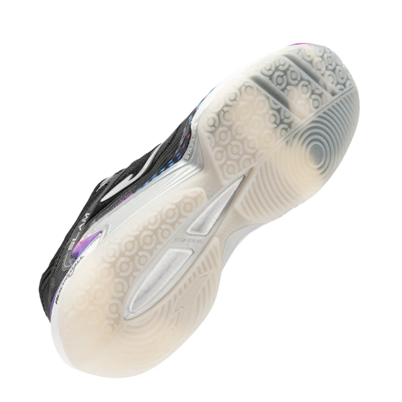 Zapatillas Joma Slam Lady 2601 Negro Morado - Imagen 5
