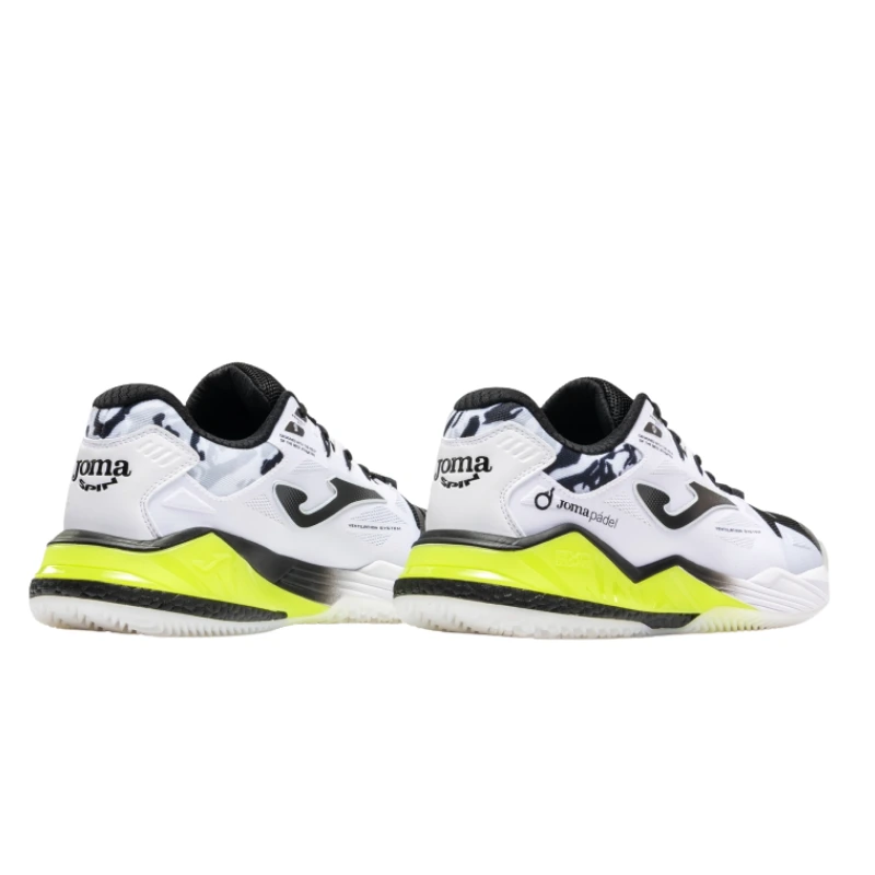 Zapatillas Joma Spin Men 2631 Negro Amarillo - Imagen 3