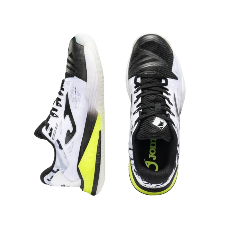 Zapatillas Joma Spin Men 2631 Negro Amarillo - Imagen 4