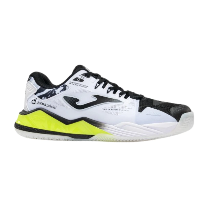 Zapatillas Joma Spin Men 2631 Negro Amarillo