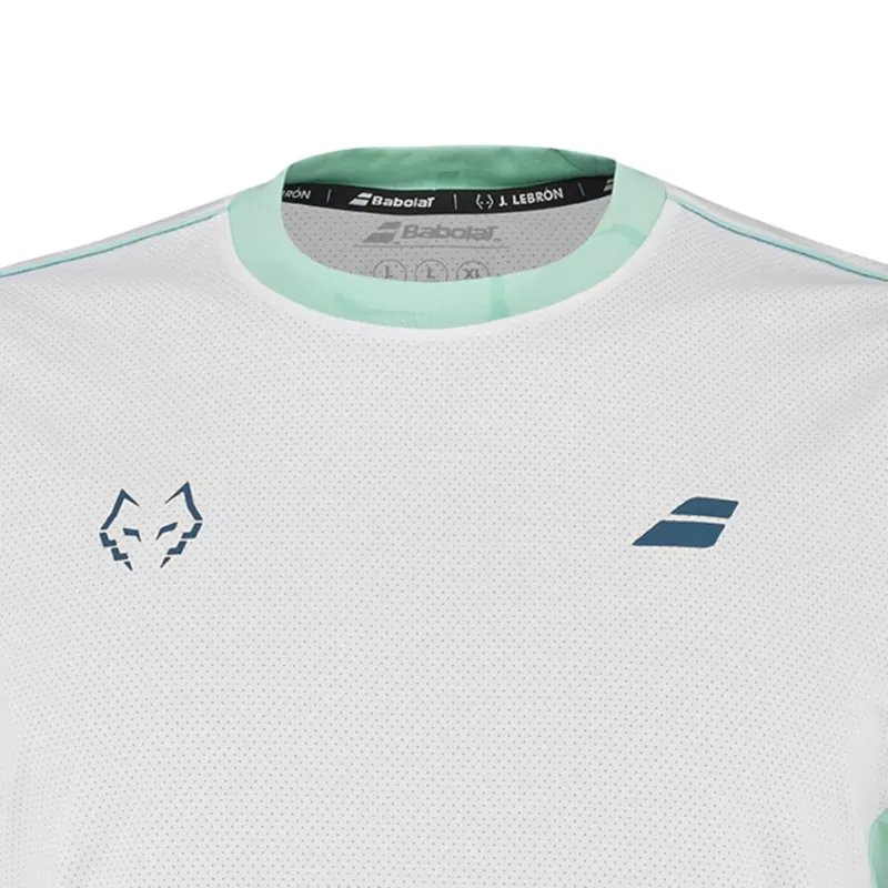 Camiseta Babolat Juan Lebrón Blanco 2027 - Imagen 4