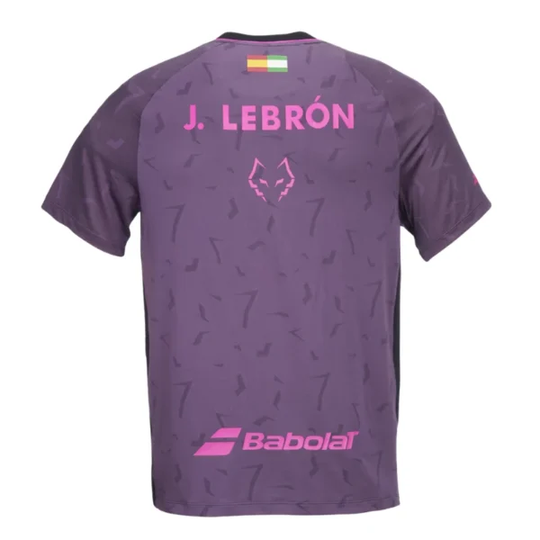 Camiseta Babolat Juan Lebrón Réplica Rosa Morado 2027