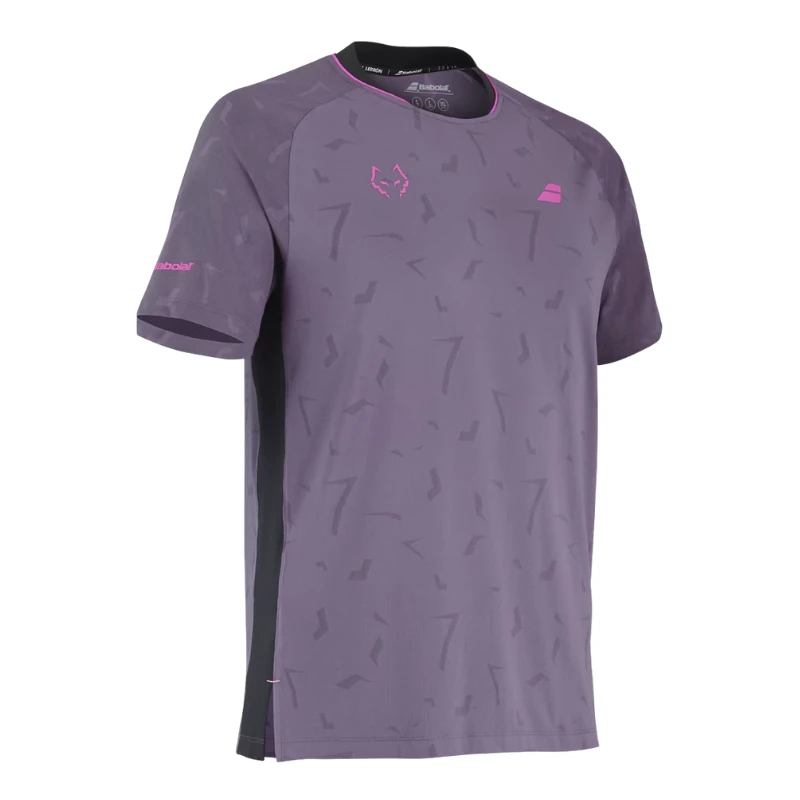 Camiseta Babolat Juan Lebrón Réplica Rosa Morado 2027 - Imagen 2