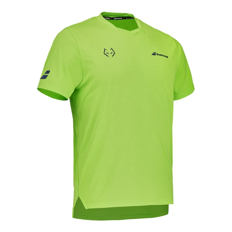 Camiseta Babolat Juan Lebrón Verde Negro 2026 - Imagen 2
