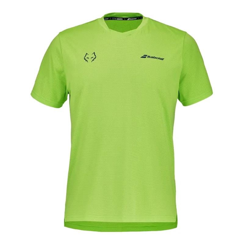 Camiseta Babolat Juan Lebrón Verde Negro 2026