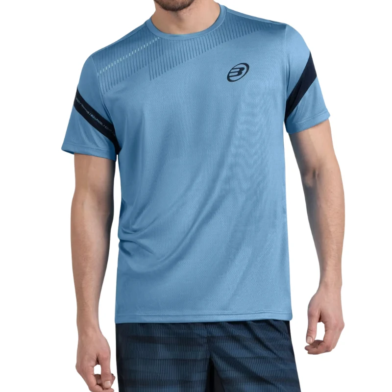 Camiseta Bullpadel Casul Azul Claro