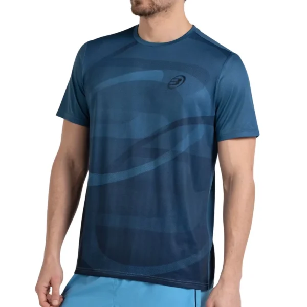 Camiseta Bullpadel Cayon Azul Atómico