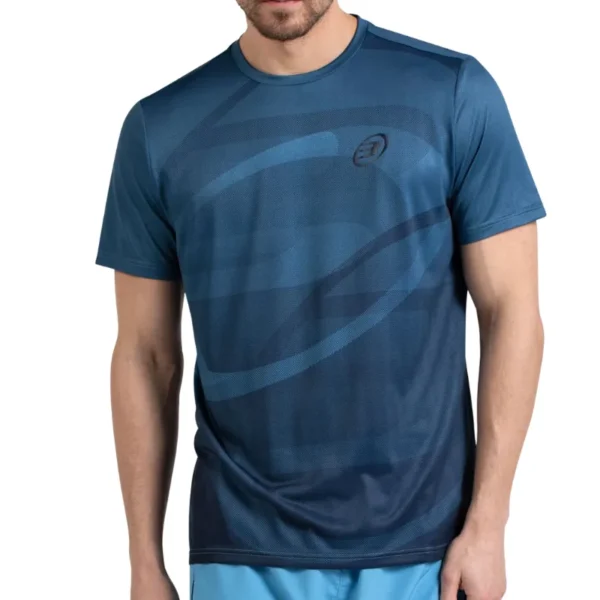 Camiseta Bullpadel Cayon Azul Atómico