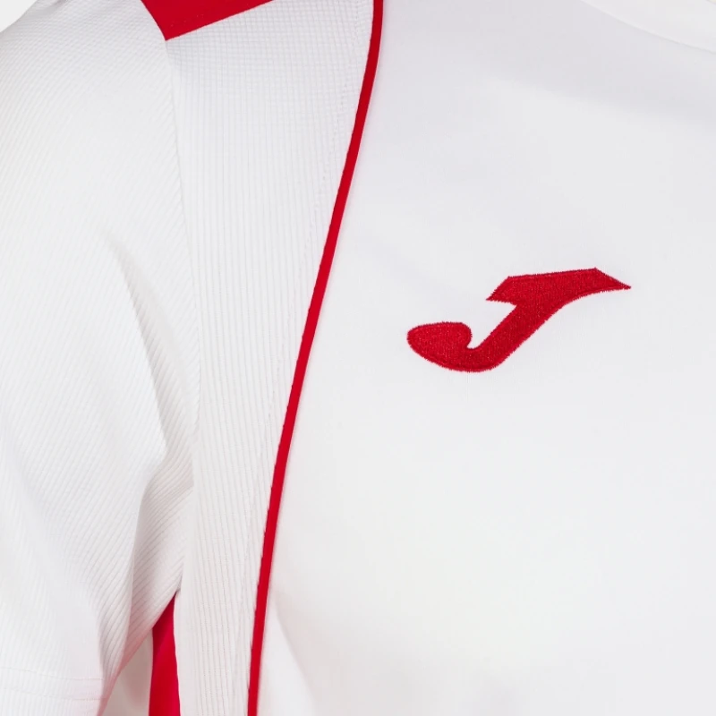 Camiseta Joma Championship VII Blanco Rojo - Imagen 4