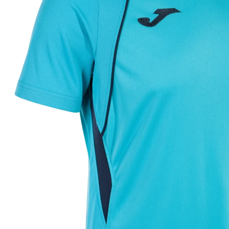 Camiseta Joma Championship VII Turquesa Azul Marino - Imagen 3