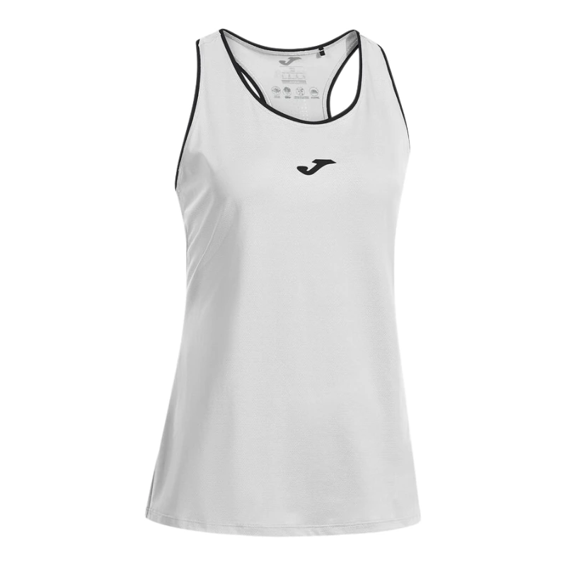 Camiseta Tirantes Joma Torneo Blanco Mujer - Imagen 2