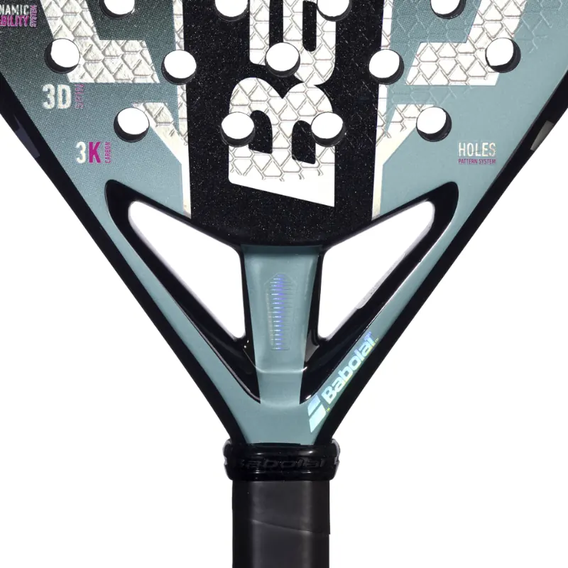 Pala Babolat Technical Viper 3.1 Rosa Verde Claro 2027 - Juan Lebrón - Imagen 6