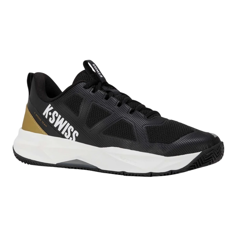 Zapatillas K-Swiss Speed Team Negro Dorado - Imagen 3