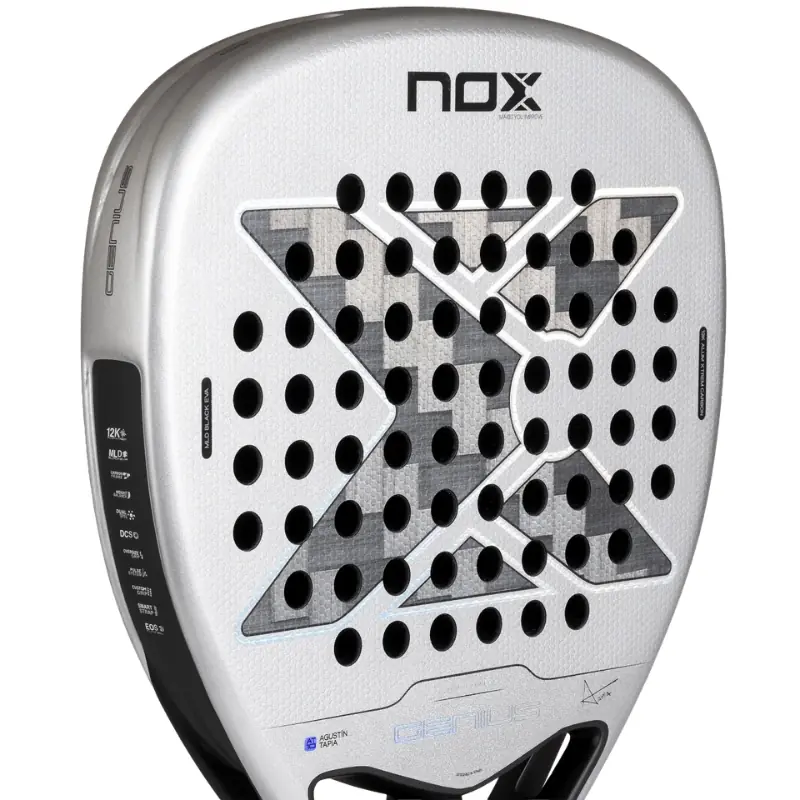 Pala Nox AT10 Genius Attack 12K Alum Extrem 2027 - Agustín Tapia - Imagen 7