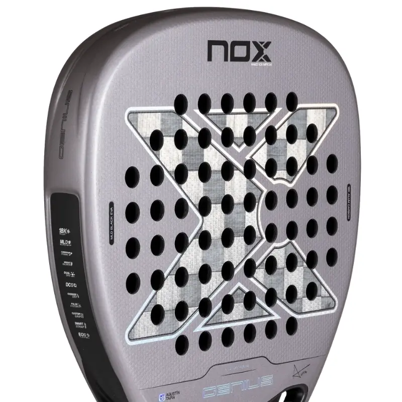 Pala Nox AT10 Genius Attack 18K Alum 2027 - Agustín Tapia - Imagen 6